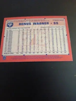 2026 Topps Series 2 - 1991 Topps Baseball Honus Wagner #91B2-37. NRMT+ - Baseball Card Single