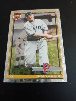 2026 Topps Series 2 - 1991 Topps Baseball Honus Wagner #91B2-37. NRMT+ - Baseball Card Single