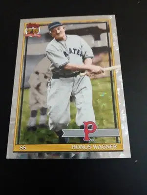 2026 Topps Series 2 - 1991 Topps Baseball Honus Wagner #91B2-37. NRMT+ - Baseball Card Single
