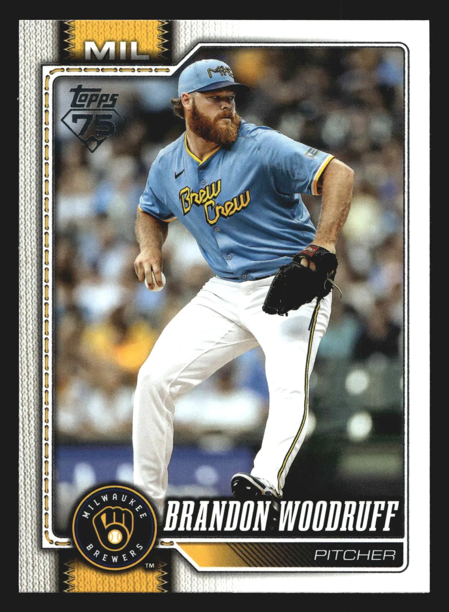 2026 Topps Series 2 #518 Brandon Woodruff Milwaukee Brewers - Baseball Card Single