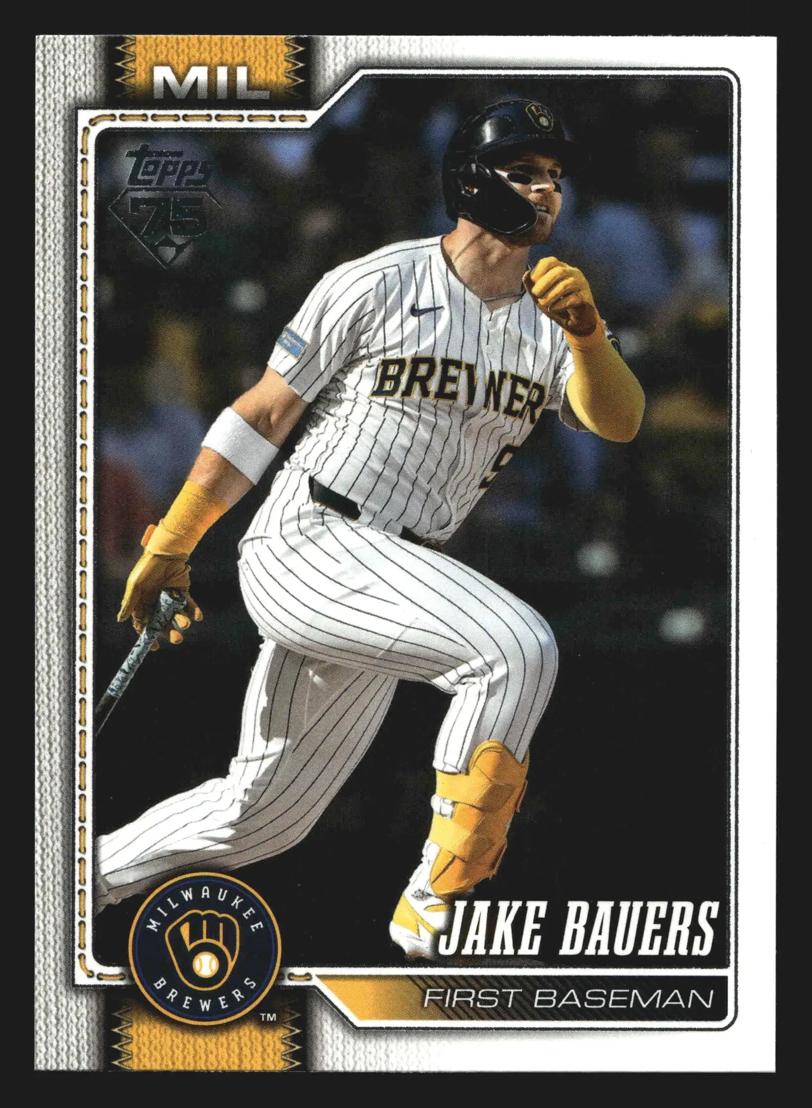 2026 Topps Series 2 #604 Jake Bauers Milwaukee Brewers - Baseball Card Single
