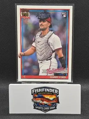 2026 Topps Series 2 Harry Ford 1991 Topps Baseball #91B2-2 RC Nationals - Baseball Card Single