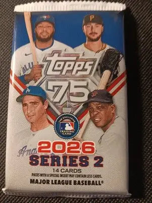 2026 Topps Series 2 MEGA PACK (14 Cards) - 1 Pack. MINT. NEW.