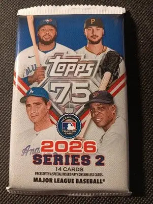 2026 Topps Series 2 MEGA PACK (14 Cards) - 1 Pack. MINT. NEW.