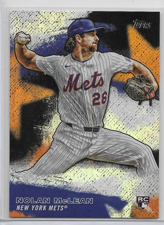 2026 Topps Series 2 Nolan McLean RC Stars of MLB Mets #SMLB-46 (1342) - Baseball Card Single