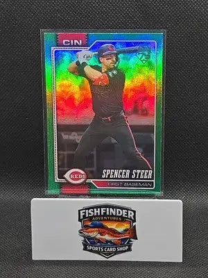 2026 Topps Series 2 Spencer Steer #365 Green /99 Cincinnati Reds - Baseball Card Single