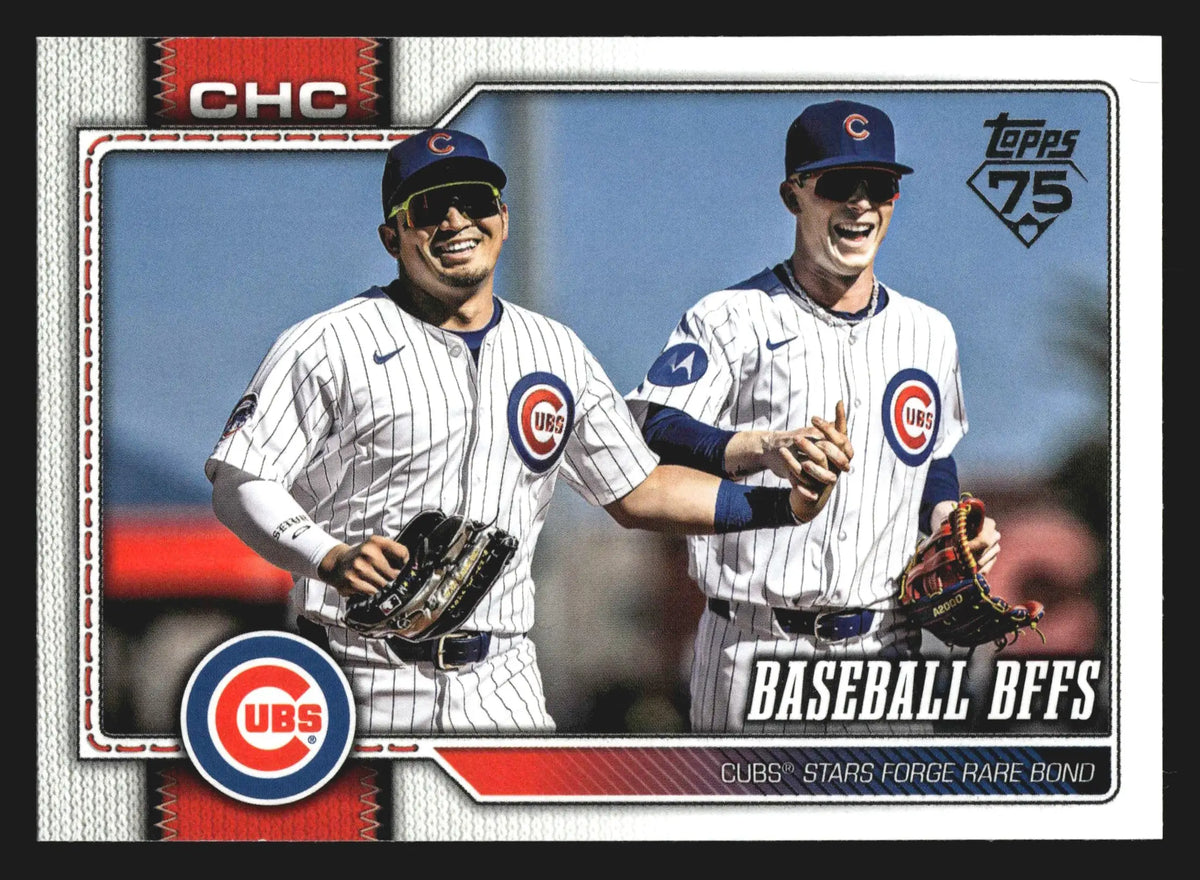 2026 Topps Series One #126 Baseball BFFs Pete Crow-Armstrong Seiya Suzuki Cubs - Baseball Card Single