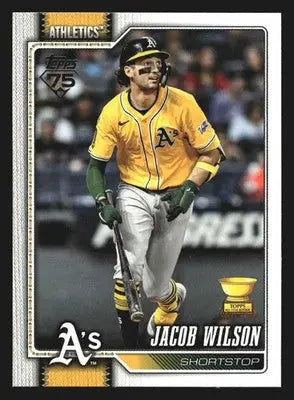 2026 Topps Series One #240 Jacob Wilson Athletics Rookie Cup - Baseball Card Single