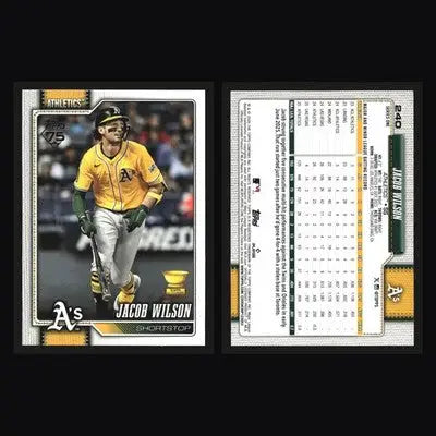 2026 Topps Series One #240 Jacob Wilson Athletics Rookie Cup - Baseball Card Single