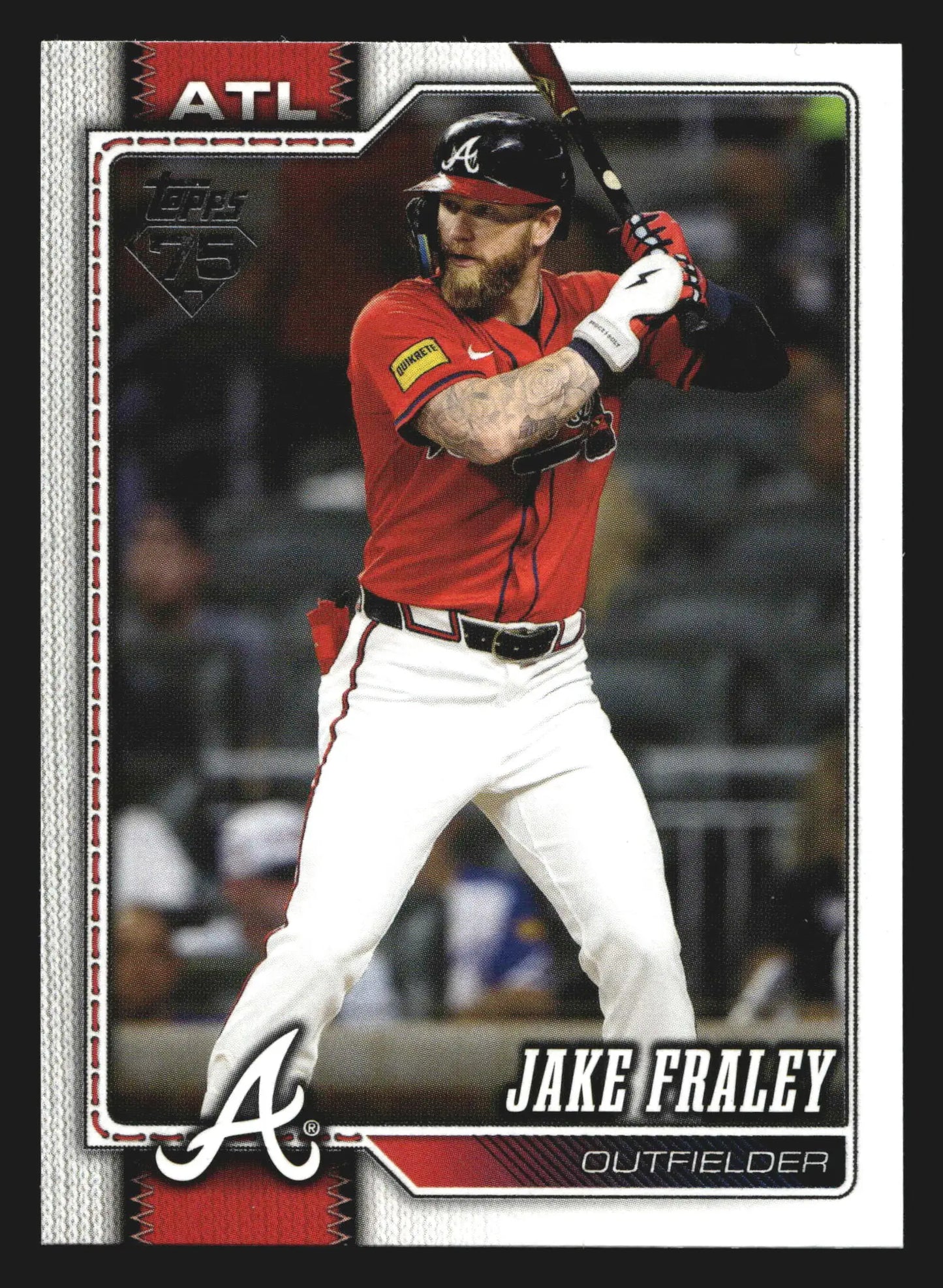 2026 Topps Series One #323 Jake Fraley Atlanta Braves