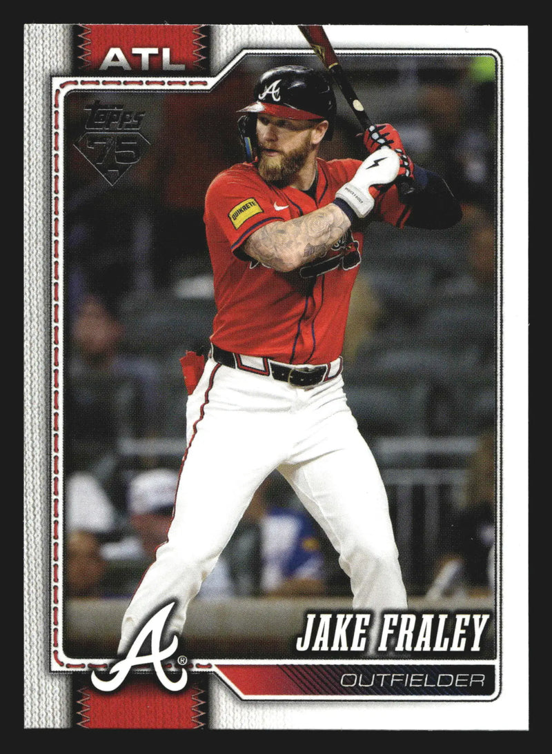 2026 Topps Series One #323 Jake Fraley Atlanta Braves