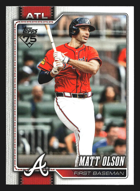 2026 Topps Series One #39 Matt Olson Atlanta Braves - Baseball Card Single