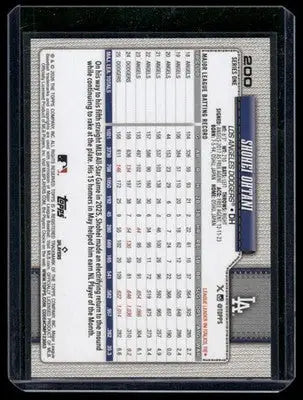 2026 Topps Series One Shohei Ohtani #200 Baseball - Baseball Card Single