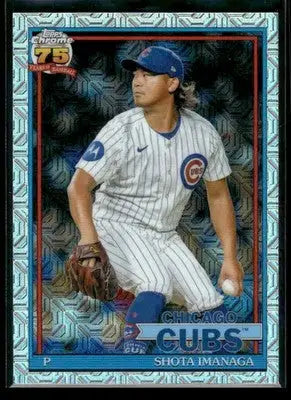 2026 Topps Shota Imanaga #91C-67 1991 Topps 35th Anniv Chrome Chicago Cubs - Baseball Card Single