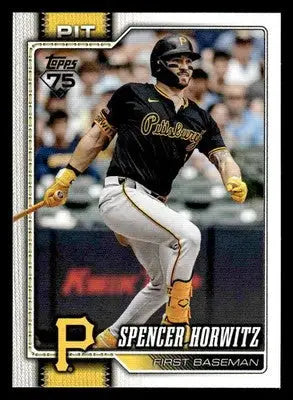2026 Topps Spencer Horwitz #77 Pittsburgh Pirates - Baseball Card Single