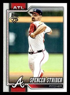 2026 Topps Spencer Strider #79 Atlanta Braves - Baseball Card Single
