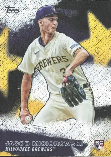 2026 Topps Stars of MLB #SMLB-26 Jacob Misiorowski NM-MT Brewers ID:82252 - Baseball Card Single