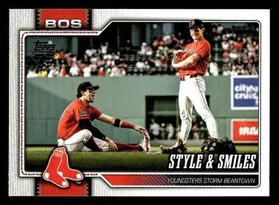 2026 Topps Style & Smiles #260 Boston Red Sox - Baseball Card Single