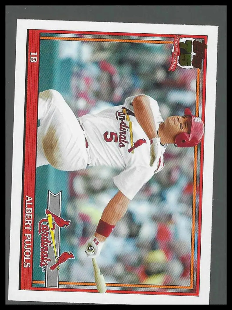 2026 Topps #T91-43 Albert Pujols 1991 Topps Baseball 35th Anniversary Cardinals - Baseball Card Single