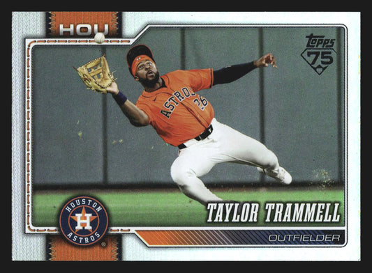 2026 Topps Taylor Trammell #124 Rainbow Foil Houston Astros - Baseball Card Single