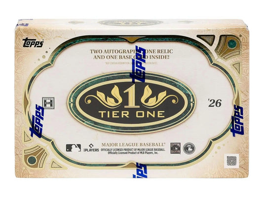 2026 Topps Tier One Baseball Hobby Box | Columbia Sports Cards - Baseball Card Box