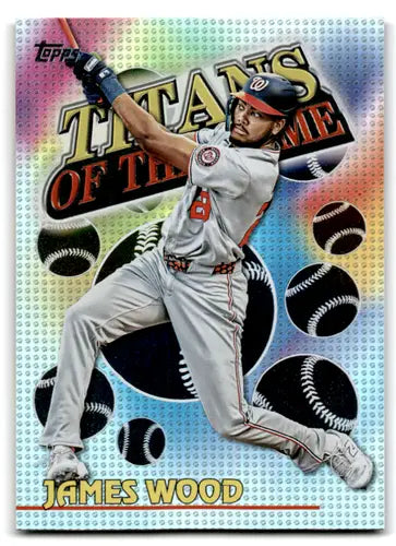 2026 Topps Titans of the Game #TOG-15 James Wood NM-MT Nationals ID:81726 - Baseball Card Single