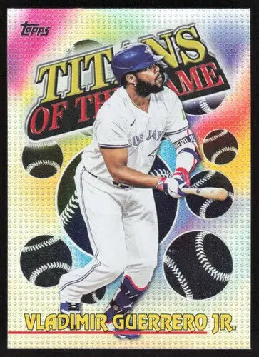 2026 Topps Titans of the Game #TOG-17 Vladimir Guerrero Jr. NM-MT Blue ID:82201 - Baseball Card Single