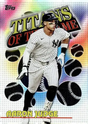 2026 Topps Titans of the Game #TOG-3 Aaron Judge NM-MT Yankees ID:81724