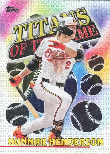 2026 Topps Titans of the Game #TOG-4 Gunnar Henderson NM-MT Orioles ID:82200 - Baseball Card Single
