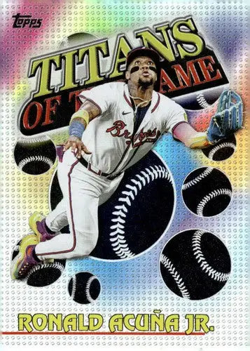 2026 Topps Titans of the Game #TOG-7 Ronald Acuna Jr. NM-MT Braves ID:82138 - Baseball Card Single