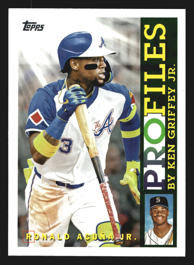 2026 Topps #TP-7 Ronald Acuna Jr Braves ProFiles by Ken Griffey Jr 1994 Design