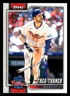 2026 Topps Trea Turner #322 Philadelphia Phillies - Baseball Card Single