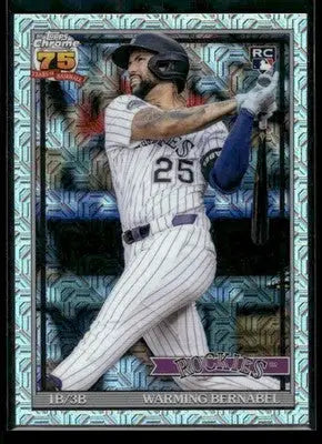 2026 Topps Warming Bernabel #91C-21 1991 Topps 35th Anniv Chrome Rockies - Baseball Card Single