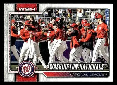 2026 Topps Washington Nationals #266 Washington Nationals - Baseball Card Single