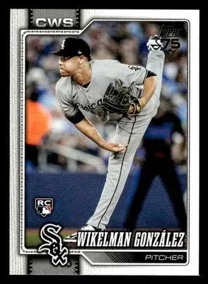 2026 Topps Wikelman Gonzalez #167 RC Chicago White Sox - Baseball Card Single