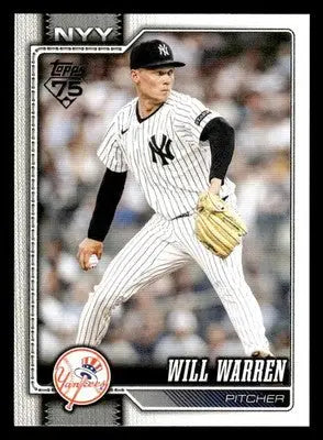 2026 Topps Will Warren #176 New York Yankees - Baseball Card Single