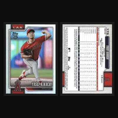 2026 Topps Yusei Kikuchi #173 Rainbow Foil Los Angeles Angels - Baseball Card Single