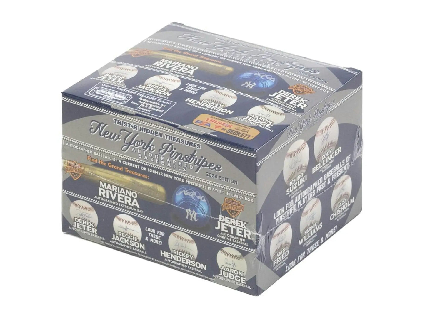 2026 TriStar Hidden Treasures New York Pinstripes Autographed Baseball Box | Columbia Sports Cards - Sports Card Hobby