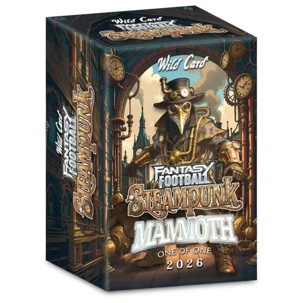2026 Wild Card Fantasy Football Steampunk Mammoth Edition Hobby Box - Football Card Box