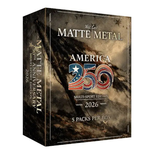 2026 Wild Card Matte Metal America 250 Multi-Sport Hobby Box | Columbia Sports Cards - Sports Card Hobby Boxes