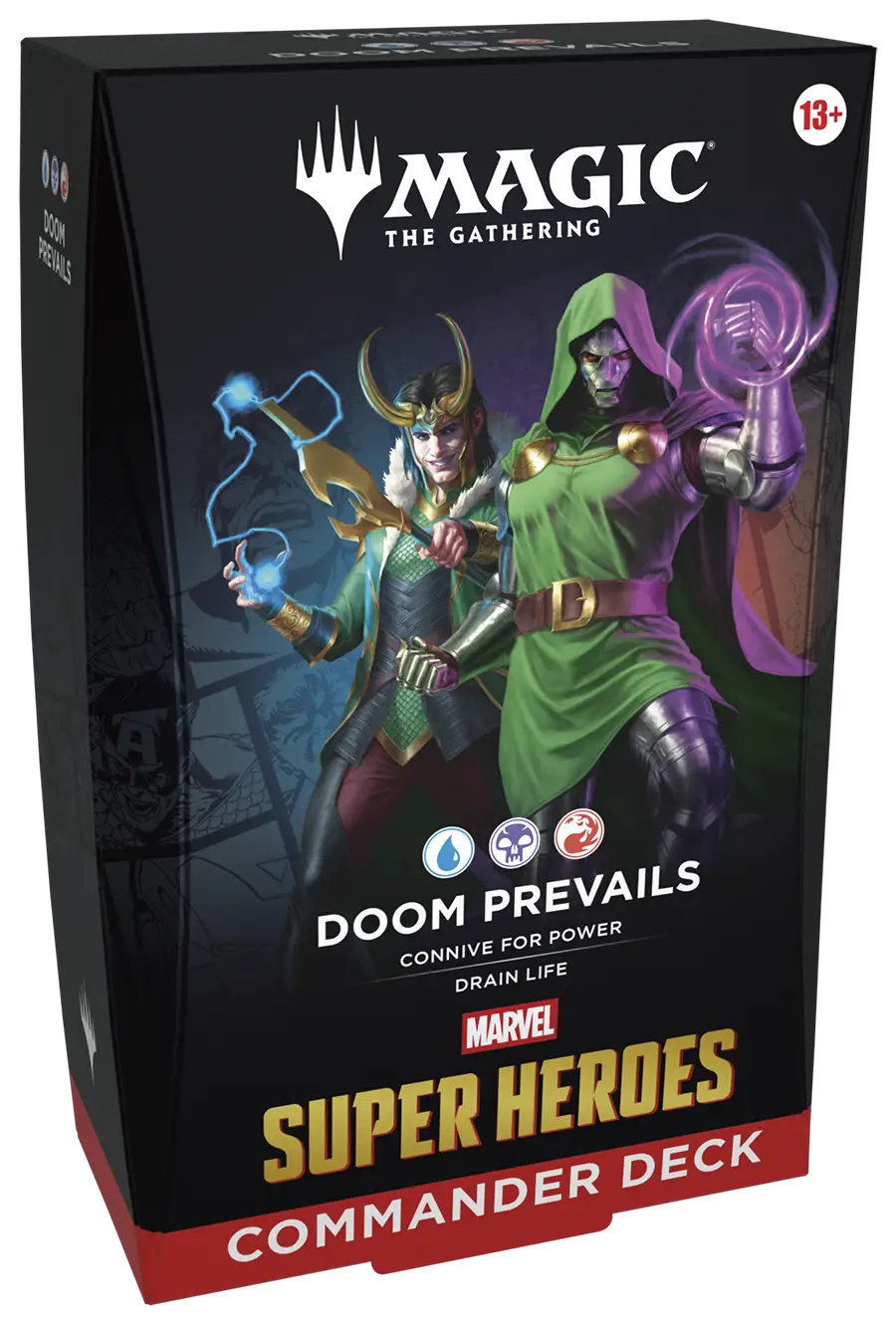 2026 Wizards Magic MTG Marvel Super Heroes Commander Deck Doom Prevails - Magic Card Box