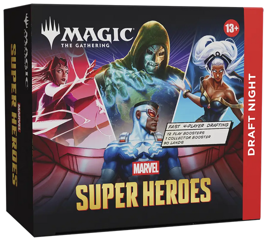 2026 Wizards Magic MTG Marvel Super Heroes Draft Night Box - Magic Card Box