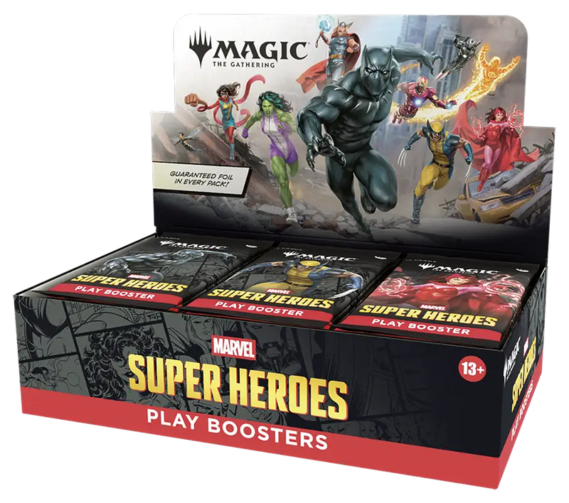 2026 Wizards Magic MTG Marvel Super Heroes Play Booster Display Box - Magic Card Box