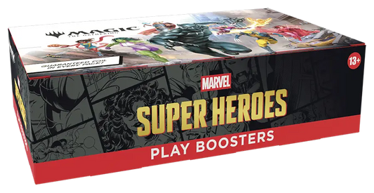 2026 Wizards Magic MTG Marvel Super Heroes Play Booster Display Box - Magic Card Box