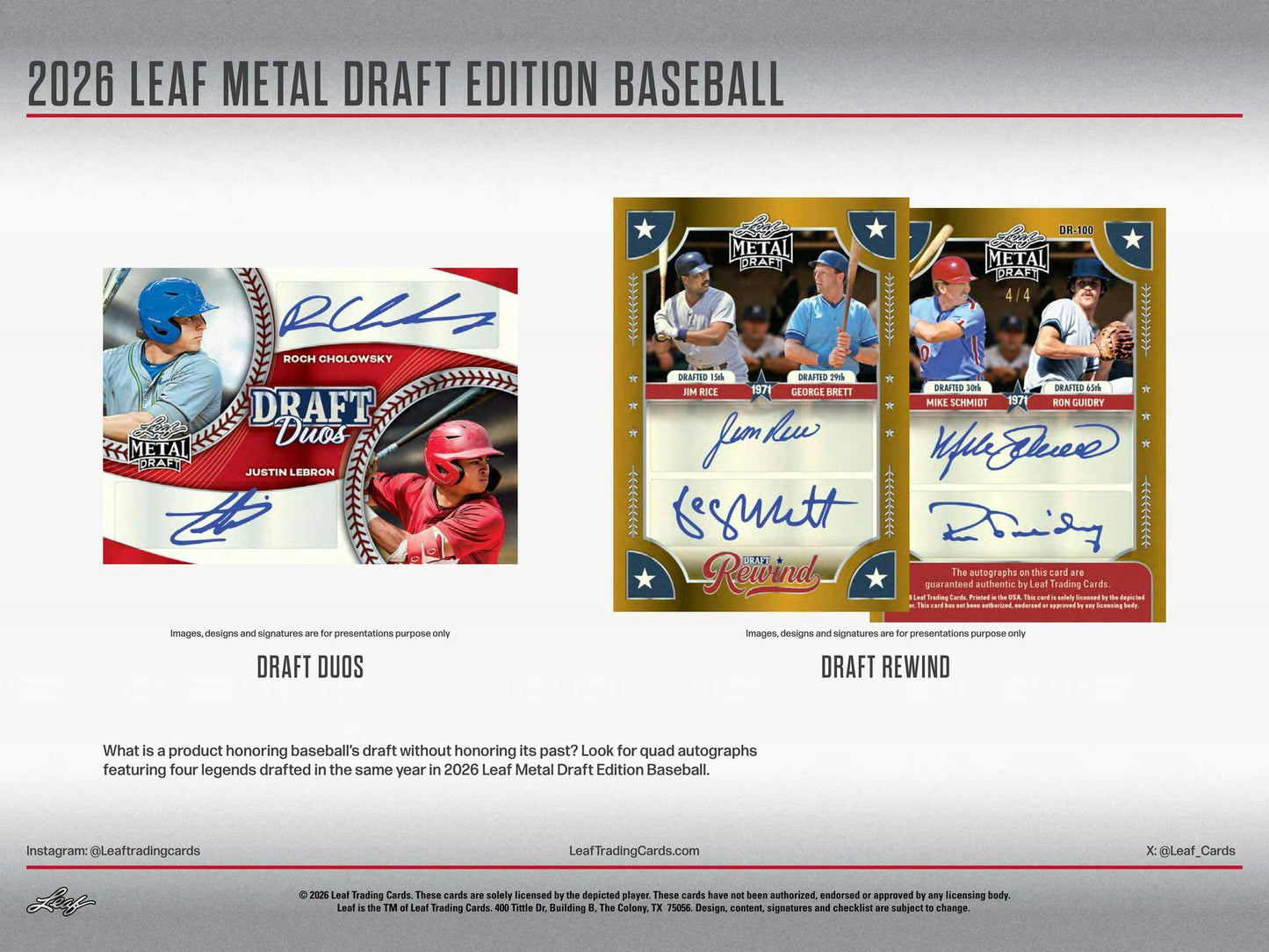 2026 Leaf Metal Draft Baseball Hobby Box | Columbia Sports Cards | Columbia Hobby - Sports Card Boxes - Toploaders - Card Savers.