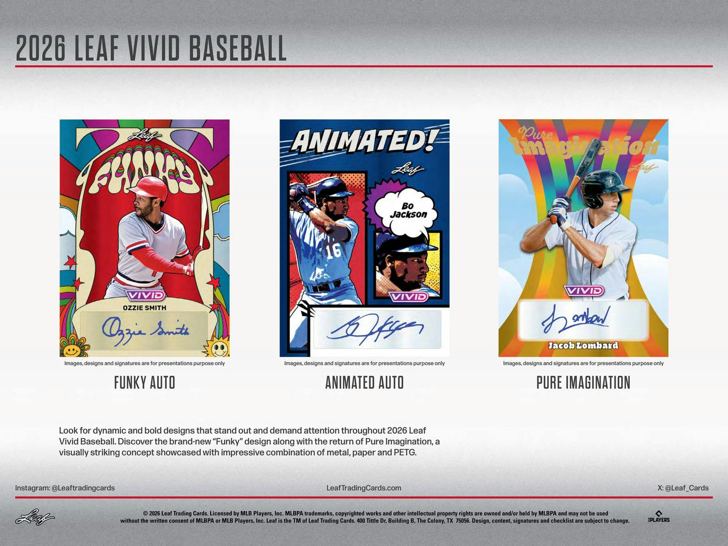 2026 Leaf Vivid Baseball Hobby Box | Columbia Sports Cards | Columbia Hobby - Sports Card Boxes - Toploaders - Card Savers.