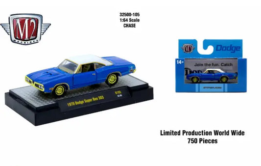 M2 Machines AutoThentics Rel 105 1:64 1970 Dodge Super Bee CHASE - Collectibles