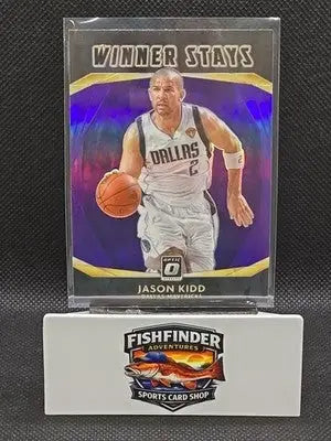 2020-21 Panini Donruss Optic - Winner Stays Jason Kidd #12 Purple Prizm - Basketball Card Single