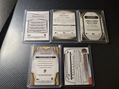 ’24-25 Giants Card Lot 2 autos - Baseball Card Single
