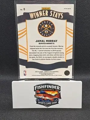 2023-24 Panini Donruss Optic - Winner Stays Jamal Murray #8 Purple Prizm - Basketball Card Single